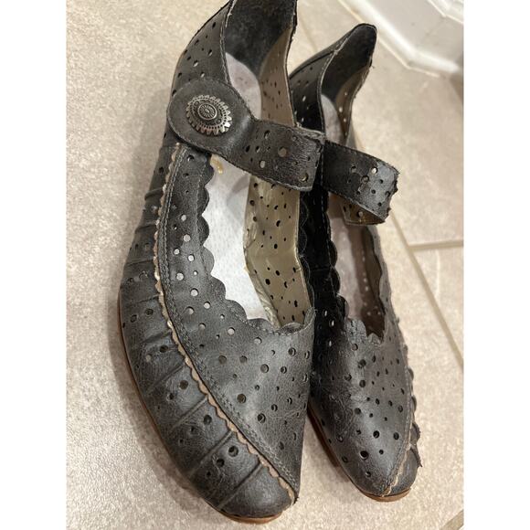 Rieker Anti-Stress Mary Jane Shoes – Size 40 (US women's 9) – Grey - Picture 3 of 6